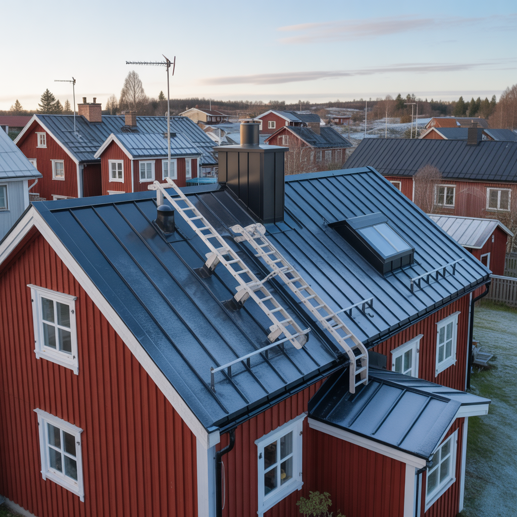 taksakerhet pa plattak krav produkter och montering